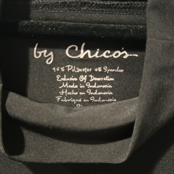 Chico’s black mock turtleneck tunic. - Picture 2 of 5
